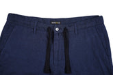 ATLASFORMEN BLUE LINEN SHORT - Smgarment's